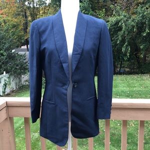 Liz Claiborne petite collection navy blazer